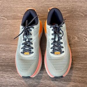 HOKA One One Bondi 7 Blue Haze/Black Iris Shoes